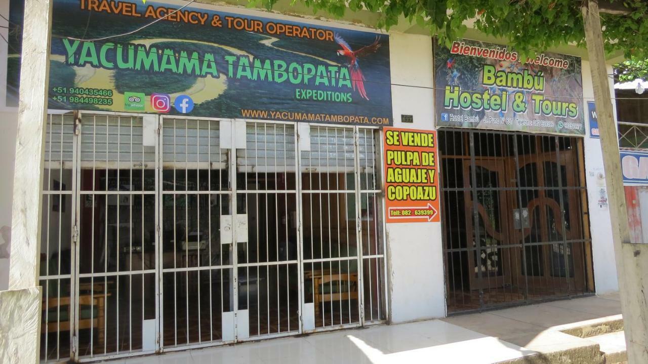 Tambopata Hostel Bambu Пуэрто-Мальдонадо Экстерьер фото